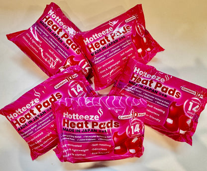 Hotteeze Heat Pads (5 packs = 50 pads)