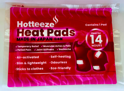 Hotteeze Heat Pads (5 packs = 50 pads)