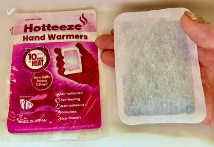 Hotteeze Hand Warmers (10 packs = 100 pads)